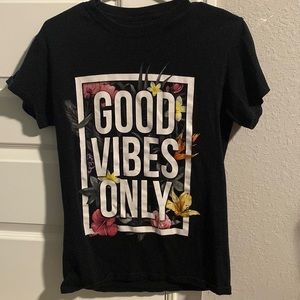 black short sleeve shirt. small